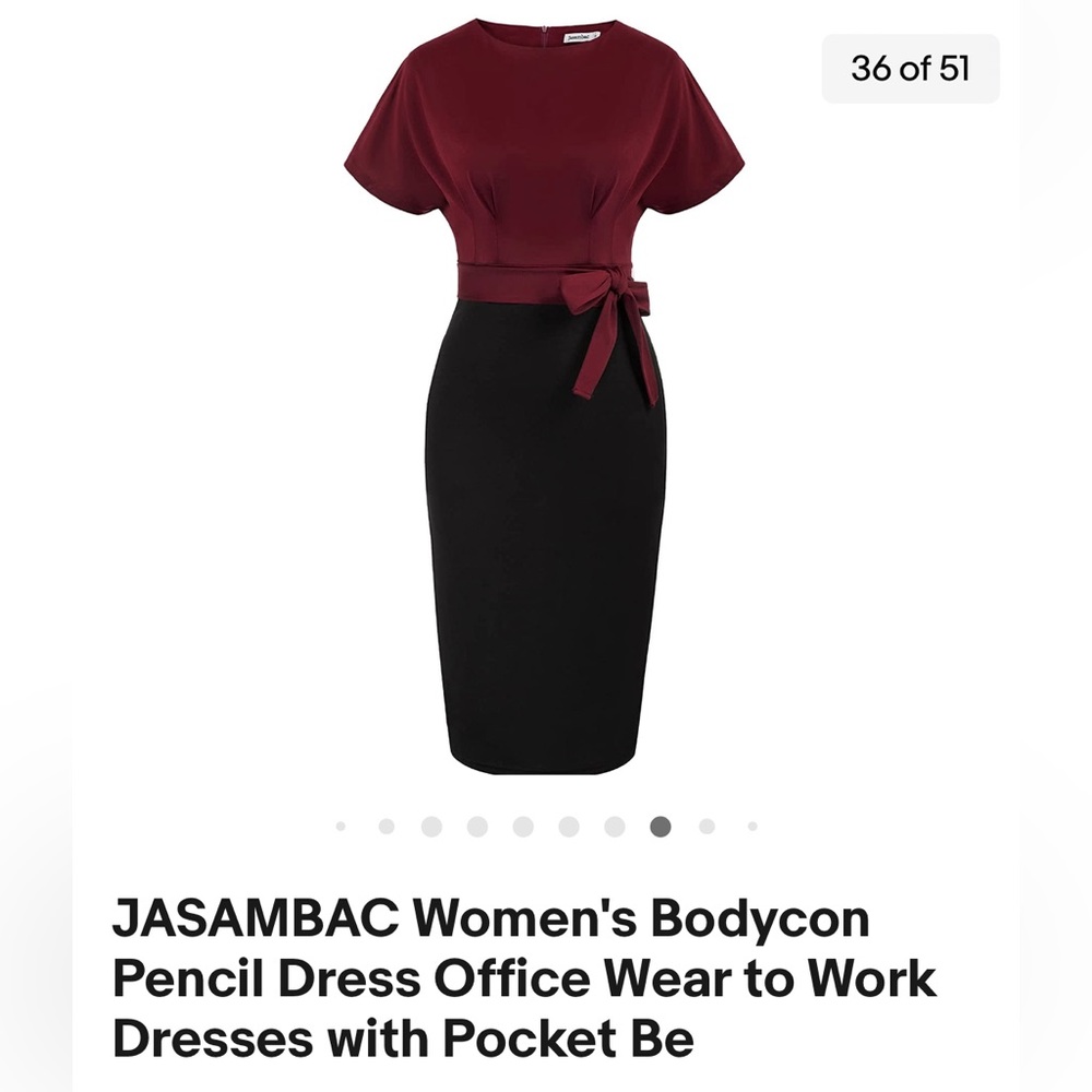 Jasambac Color block Sheath Dress